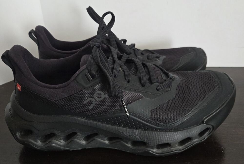 On Cloudhorizon Waterproof Women's Size 9 All Black Trail Hiking Shoes Sneakers